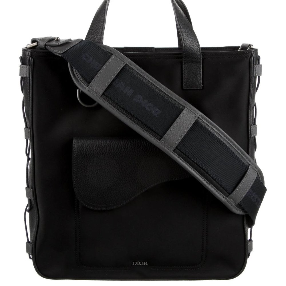 Christian Dior x Sacai Men's Saddle Tote